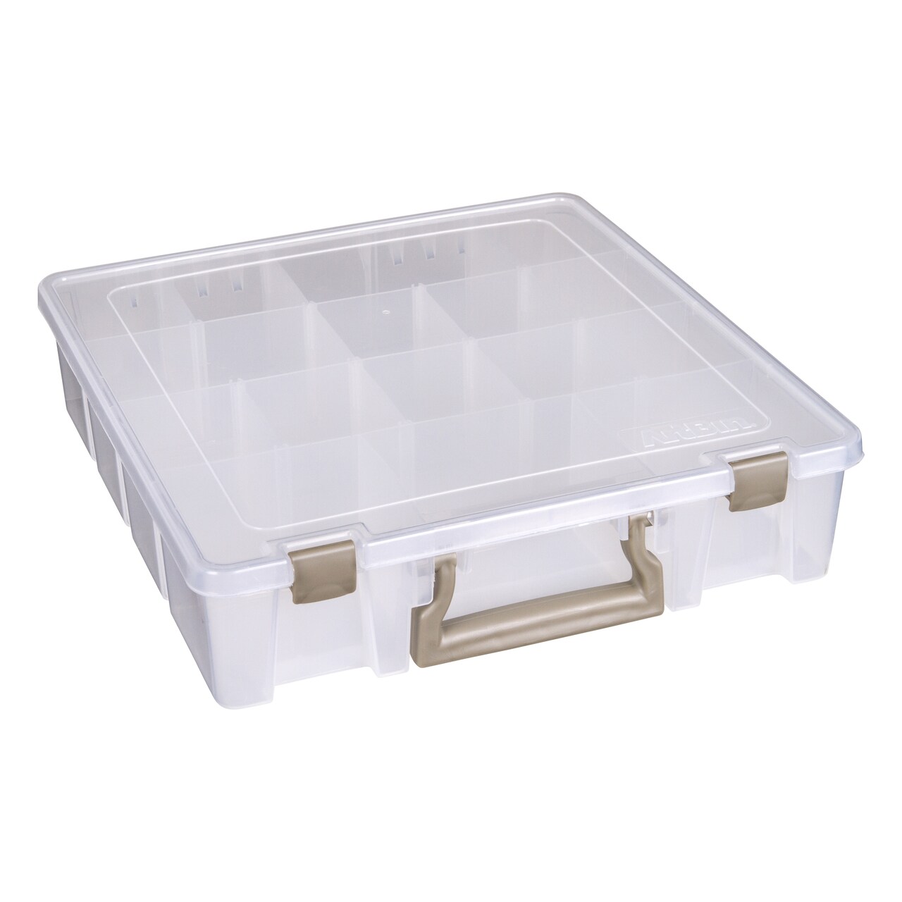 ArtBin Super Satchel w/Removable Dividers-15.25"X14"X3.5" Translucent